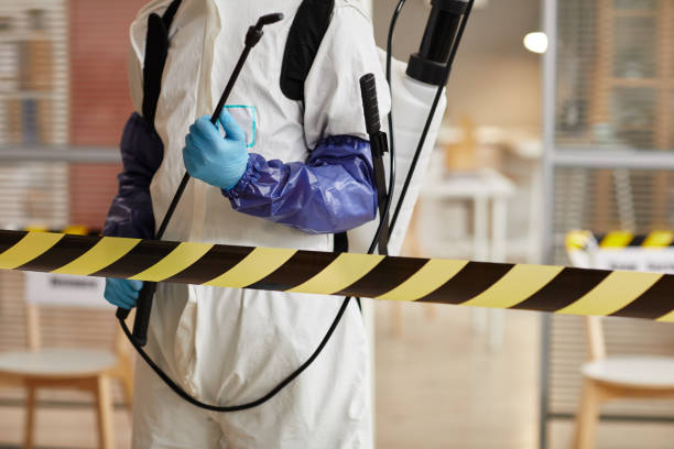 Professional Biohazard Cleanup technician working in South Dos Palos, CA